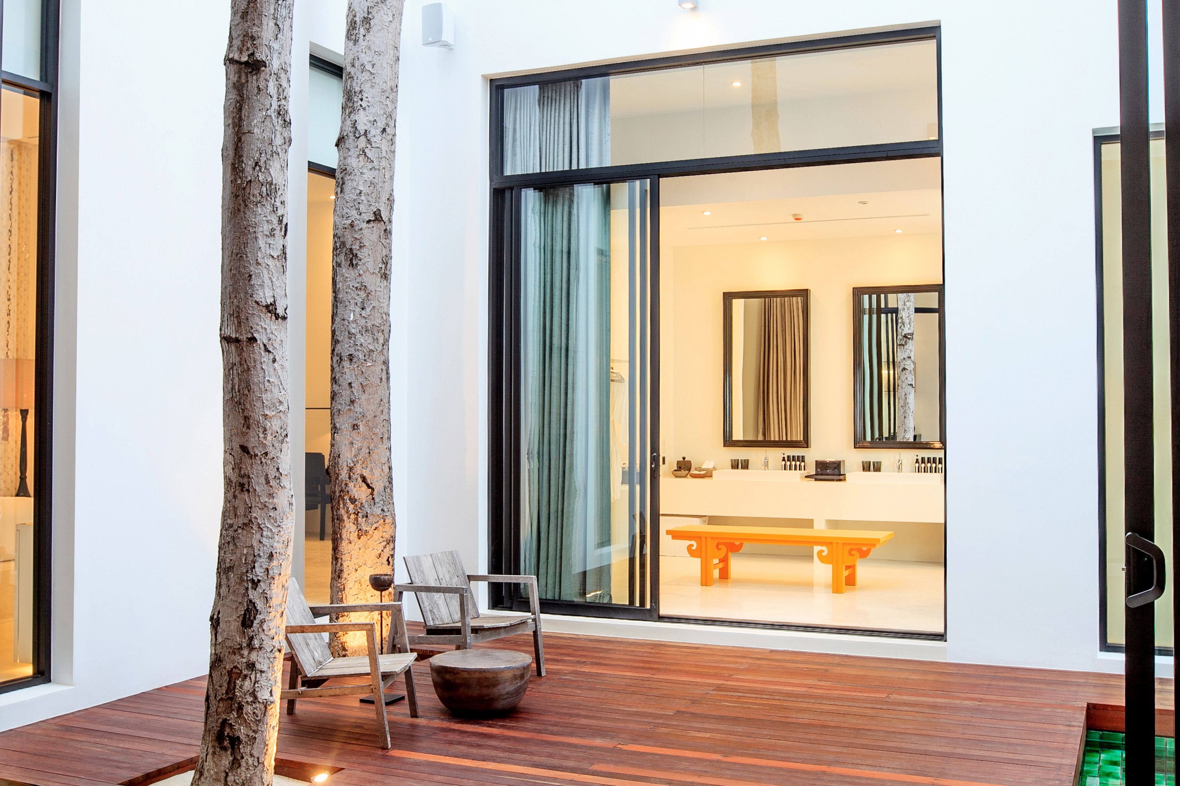 2-bedroom secret pool villa | living area | 55-inch smart tv with digital channels, tv, netflix