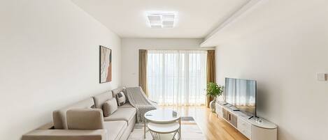 Familjelägenhet - 2 sovrum - eget badrum | 1 sovrum, sängtillbehör av högsta kvalitet och duntäcken