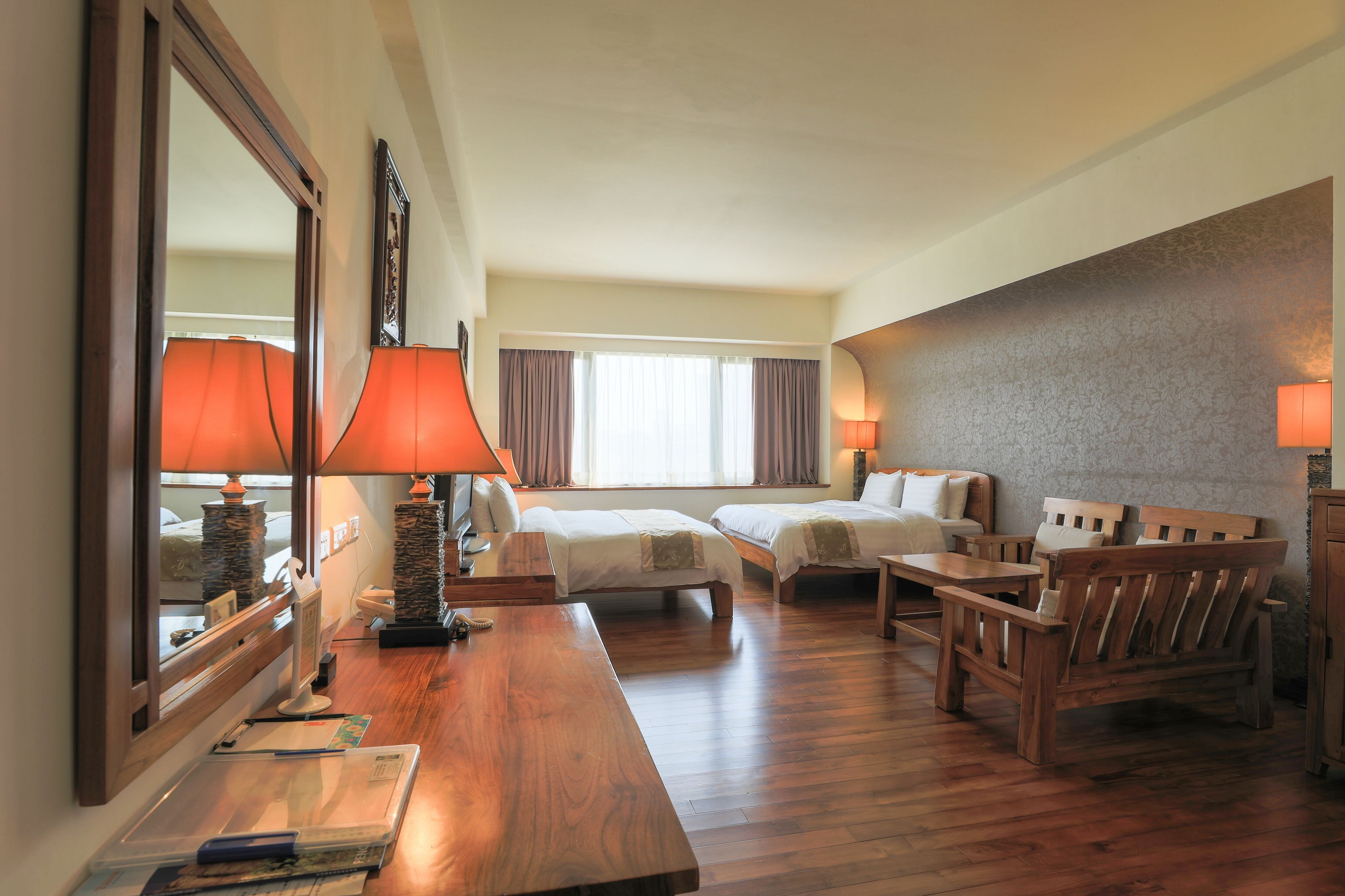 comfort quadruple room | desk, blackout curtains, free wifi