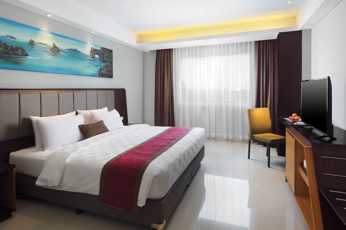 Ropa de cama de alta calidad y minibar