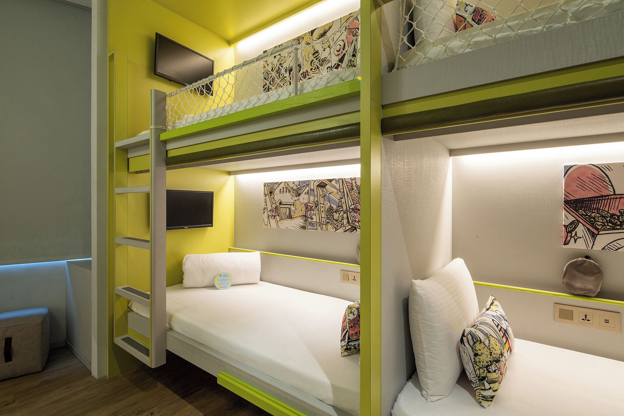 1 habitación y ropa de cama de alta calidad 