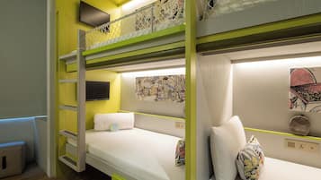 1 habitación y ropa de cama de alta calidad