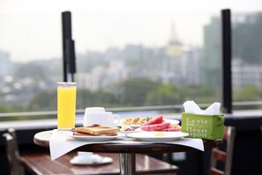 Uitzicht vanuit accommodatie