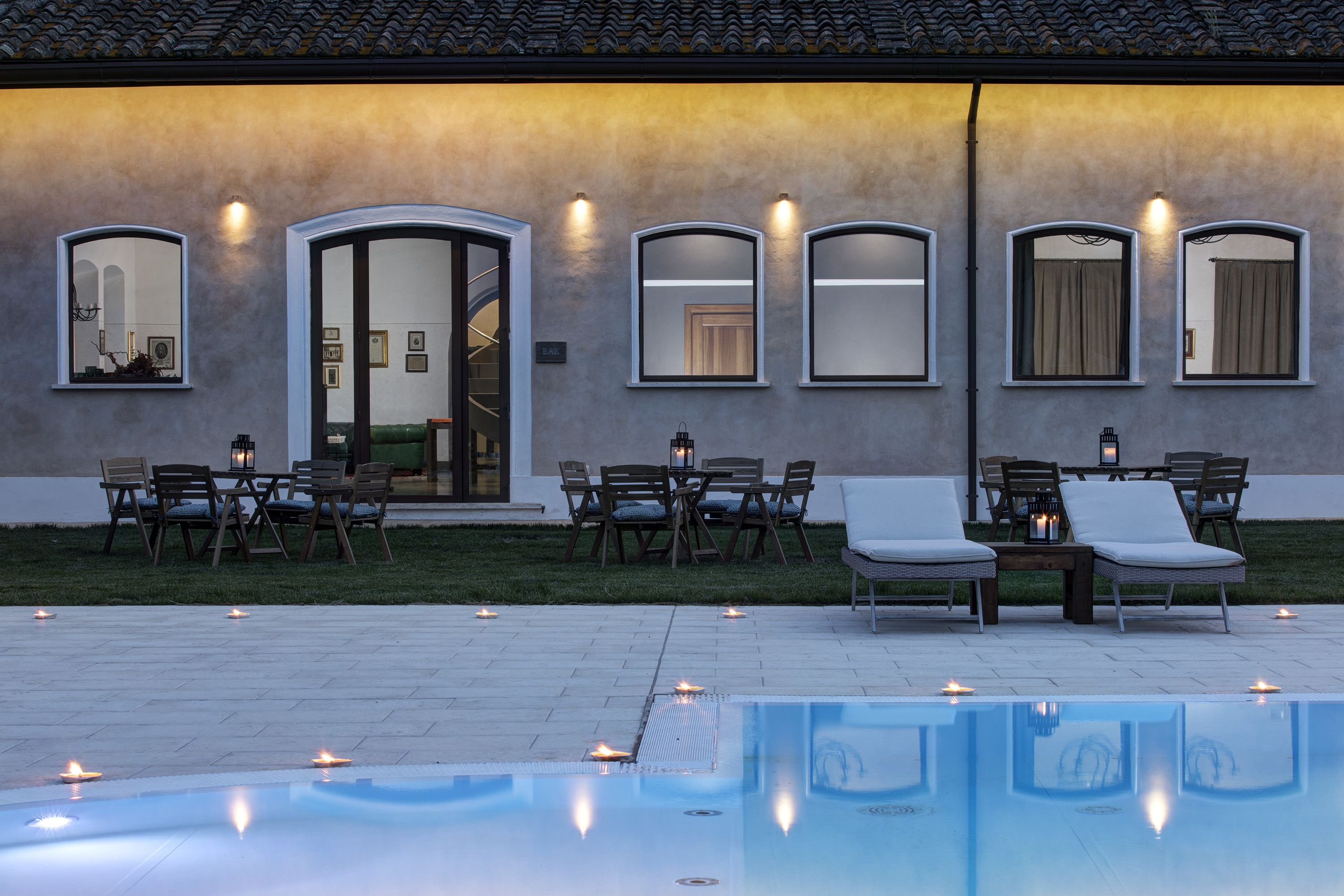 Seasonal outdoor pool