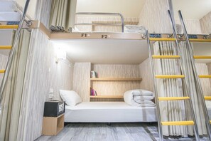 Down comforters, Select Comfort beds, in-room safe, blackout drapes