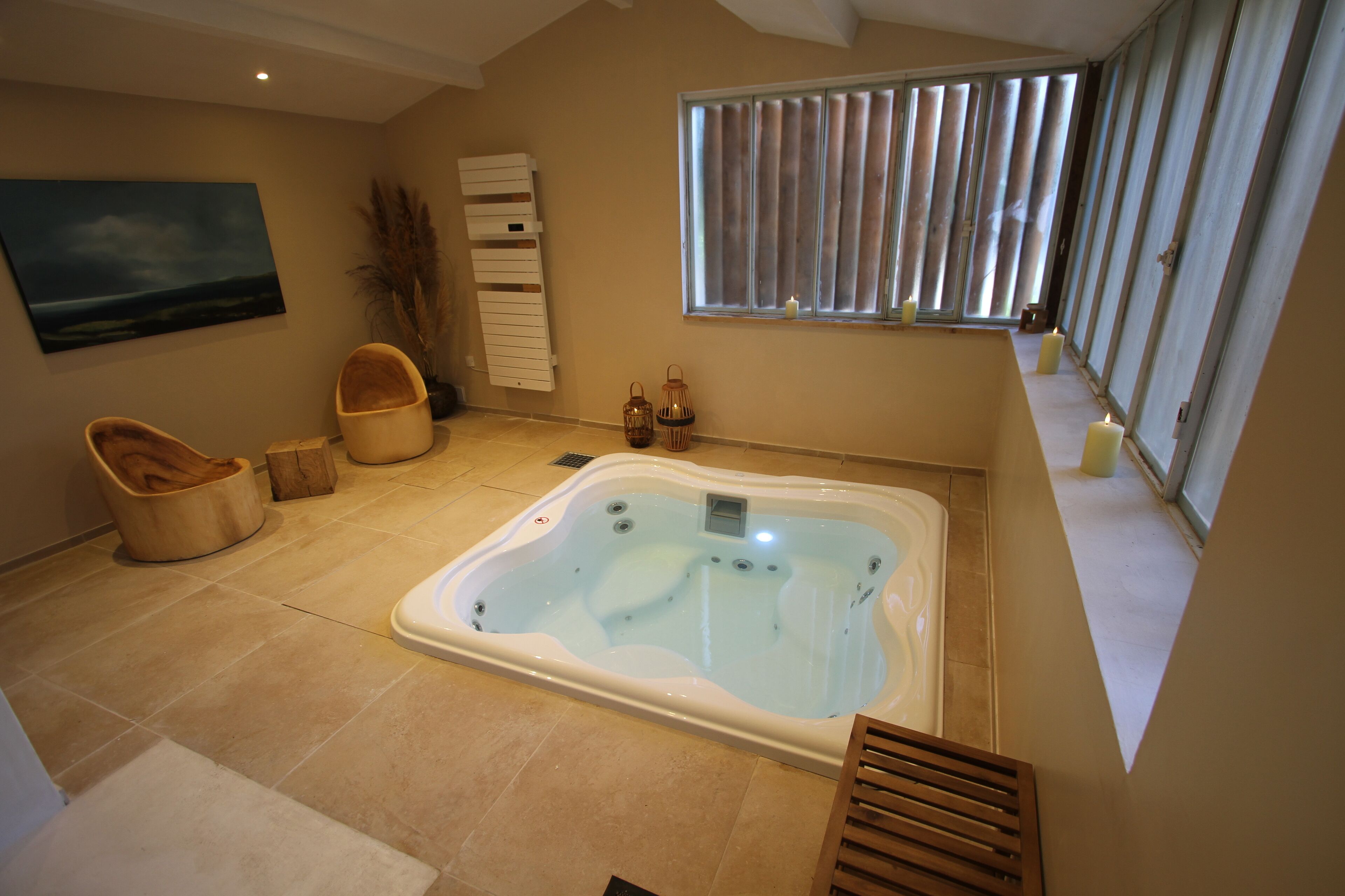 Tina de hidromasaje interior