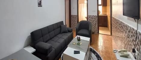 Appartement, 1 lit double | Wi-Fi gratuit, draps fournis