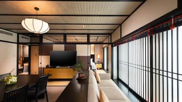 Suite Exécutive, 2 lits une place (Tatami) | Coin séjour