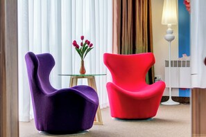 Deluxe Double Room, 1 King Bed | Premium bedding, minibar, in-room safe, desk - Bridges Hotel (Bishkek)