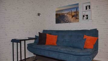 Superior-Apartment, 2 Schlafzimmer, Küche | 1 Schlafzimmer, hochwertige Bettwaren, Schreibtisch