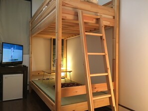 Standard Single Room, 1 Bedroom | Living area | LED TV - The Yuraku (Kyoto)