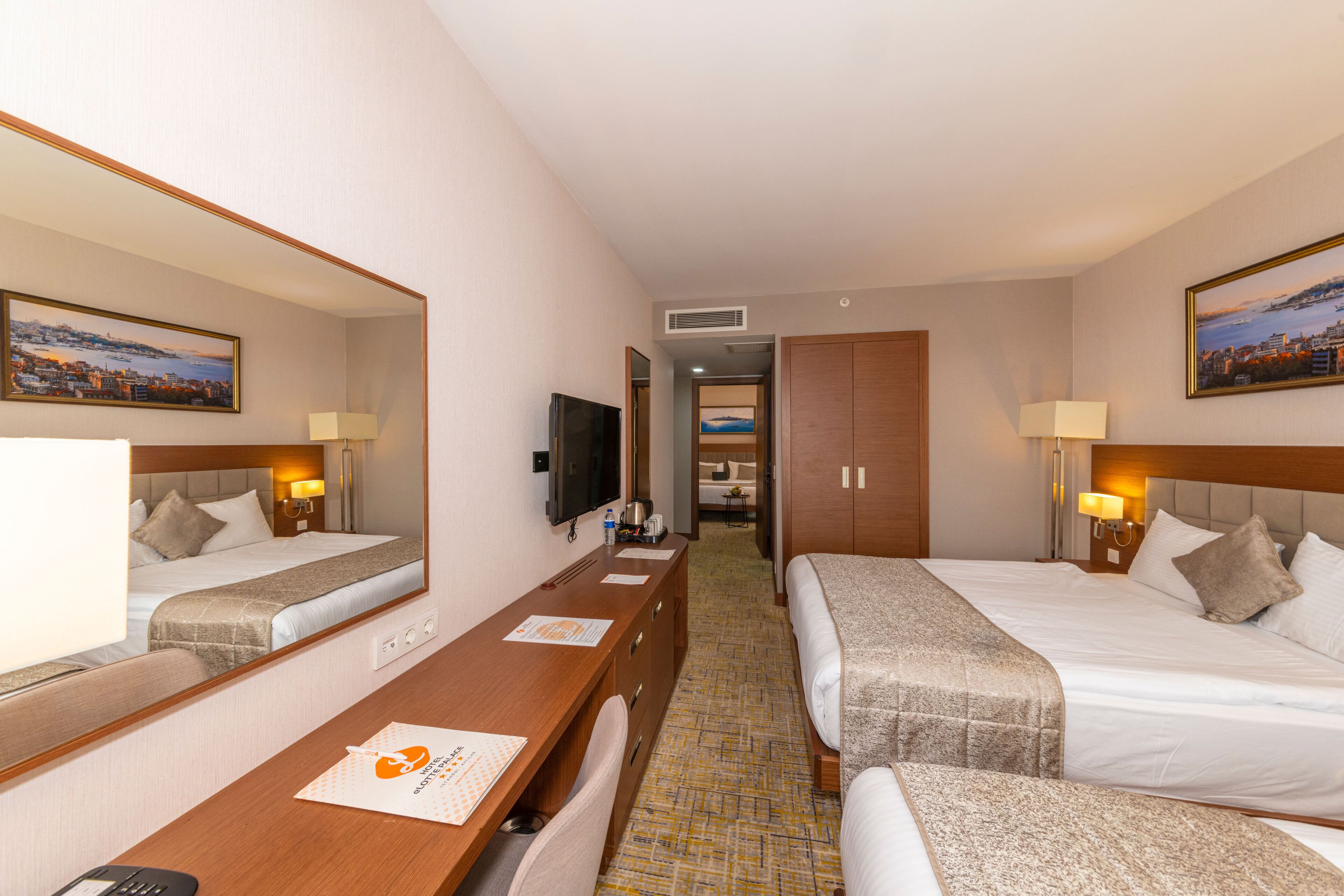 family studio, 2 bedrooms | minibar, in-room safe, desk, soundproofing