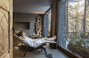 Sauna, steam room, Turkish bath/hammam, body treatments, hydrotherapy - Hermitage Hotel (Valtournenche)