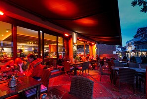 Lunsj og middag serveres