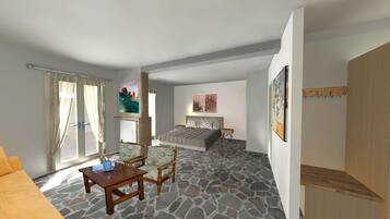 Apartment (Open Plan) | Living room | TV