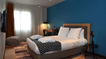 Literie de qualité supérieure, bureau, chambres insonorisées