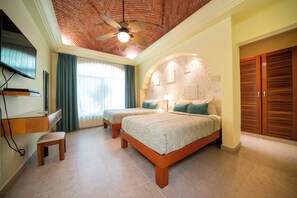 Premier House, 4 Bedrooms, Ocean View, Oceanfront | 1 bedroom, in-room safe, desk, iron/ironing board