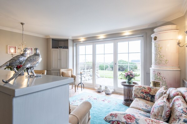 Zimmer, eigenes Bad, Meerblick | Lounge