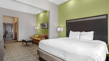 Desk, laptop workspace, iron/ironing board, WiFi