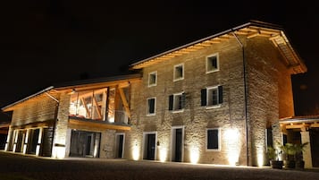 Front of property – evening/night