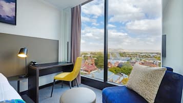 Premium bedding, in-room safe, blackout curtains, iron/ironing board