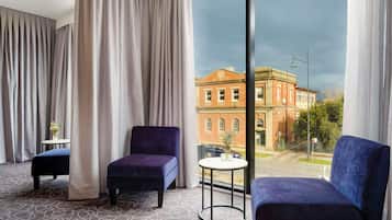 Premium bedding, in-room safe, blackout curtains, iron/ironing board