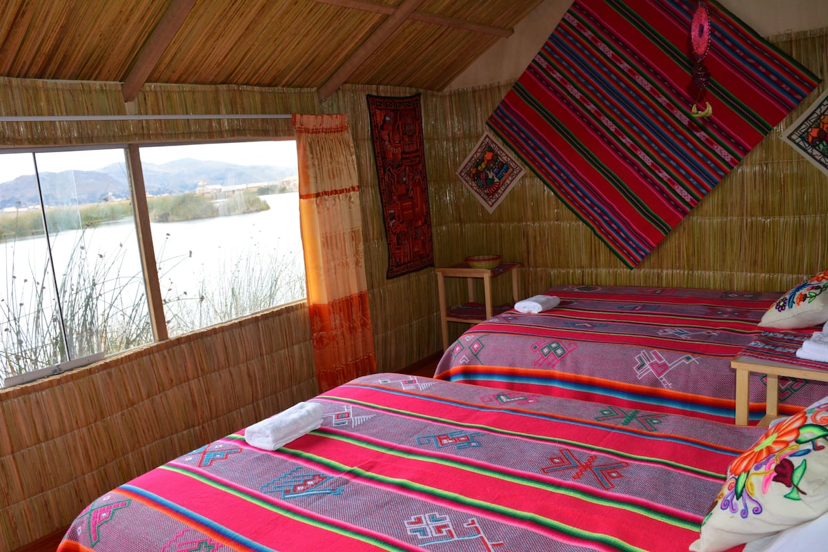 Double Room, 2 Double Beds, Private Bathroom, Lake View | Premium bedding, free WiFi