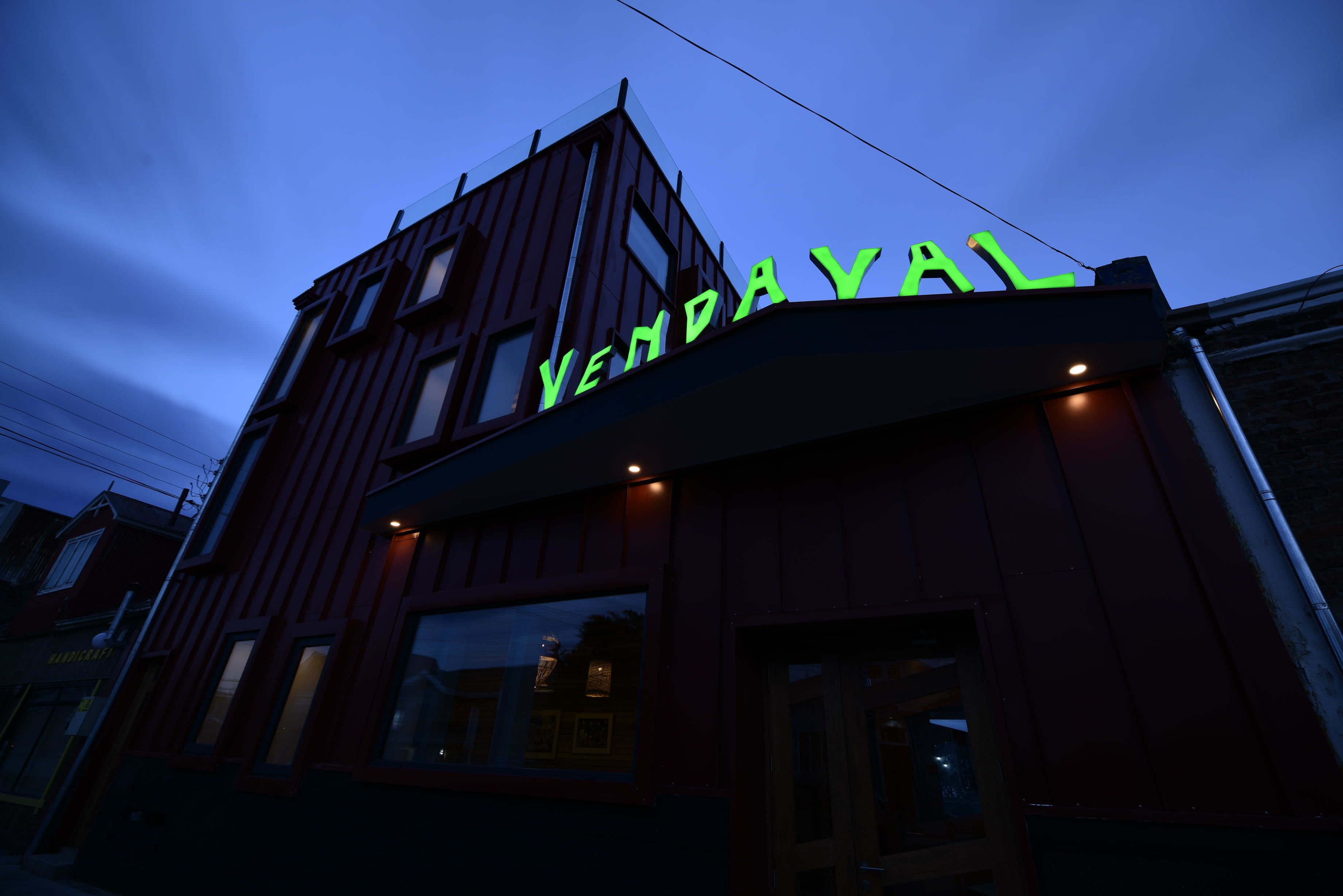 front of property – evening/night