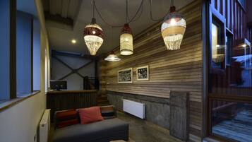 Sitteområde i lobbyen