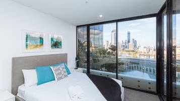 SouthBank 612 - Brand New Apartment with City and River View | Individually decorated, individually furnished, desk, iron/ironing board