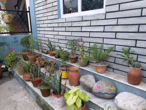 View from property - Apartment with mountain and lake view (Pokhara)