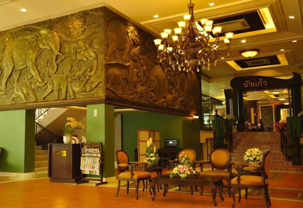 Sala de estar en el lobby