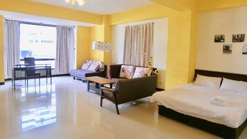 Deluxe Double Room, 1 Double Bed with Sofa bed | Individually furnished, blackout drapes, free WiFi, bed sheets