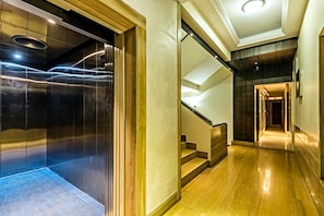 Interior entrance