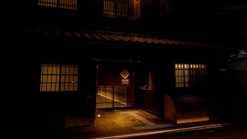 Front of property – evening/night