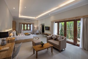 豪華客房, 花園景觀 (Riverside) | 迷你吧、客房內保險箱、書桌、隔音