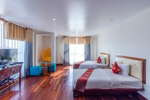 Deluxe Twin Suite | Ropa de cama de alta calidad y minibar 