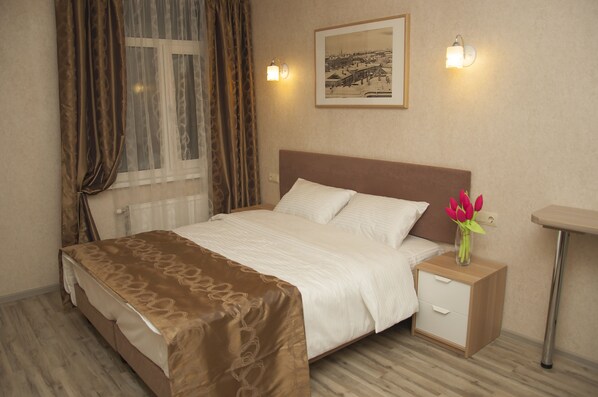 Soundproofing, iron/ironing board, rollaway beds, free WiFi