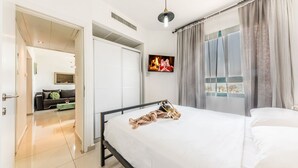 Căn hộ Deluxe, 1 phòng ngủ | 1 phòng ngủ, nôi (giường cho trẻ sơ sinh) miễn phí 