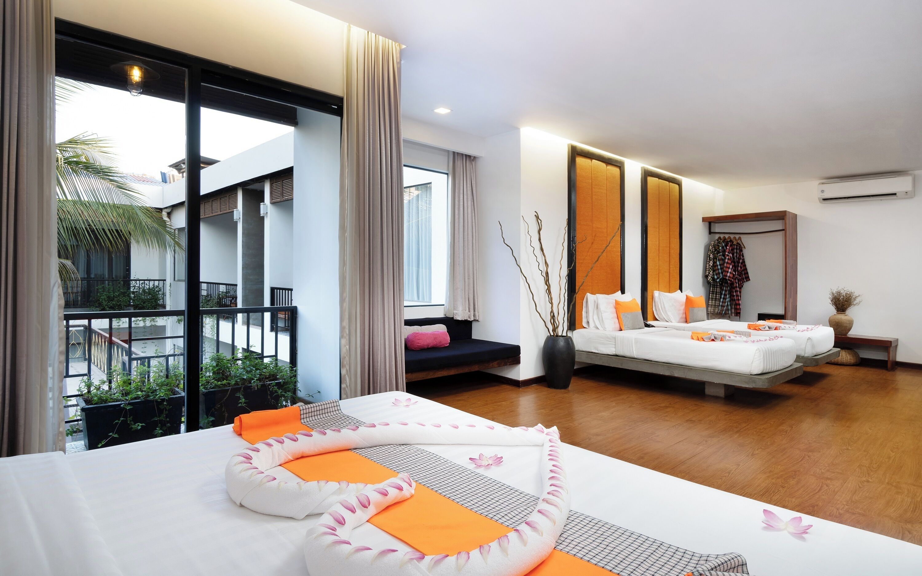 Family Suite, Balcony, Pool View (Free Bus Station Pick Up) | 1 bedroom, down duvets, minibar, in-room safe