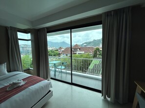 Chambre Deluxe avec lits jumeaux, vue montagne