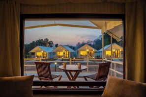 Exclusive Tent, 1 Bedroom, Garden View | Minibar, iron/ironing board, free WiFi, bed sheets - Click Resort Corbett, Tiger Den (Kaladhungi)