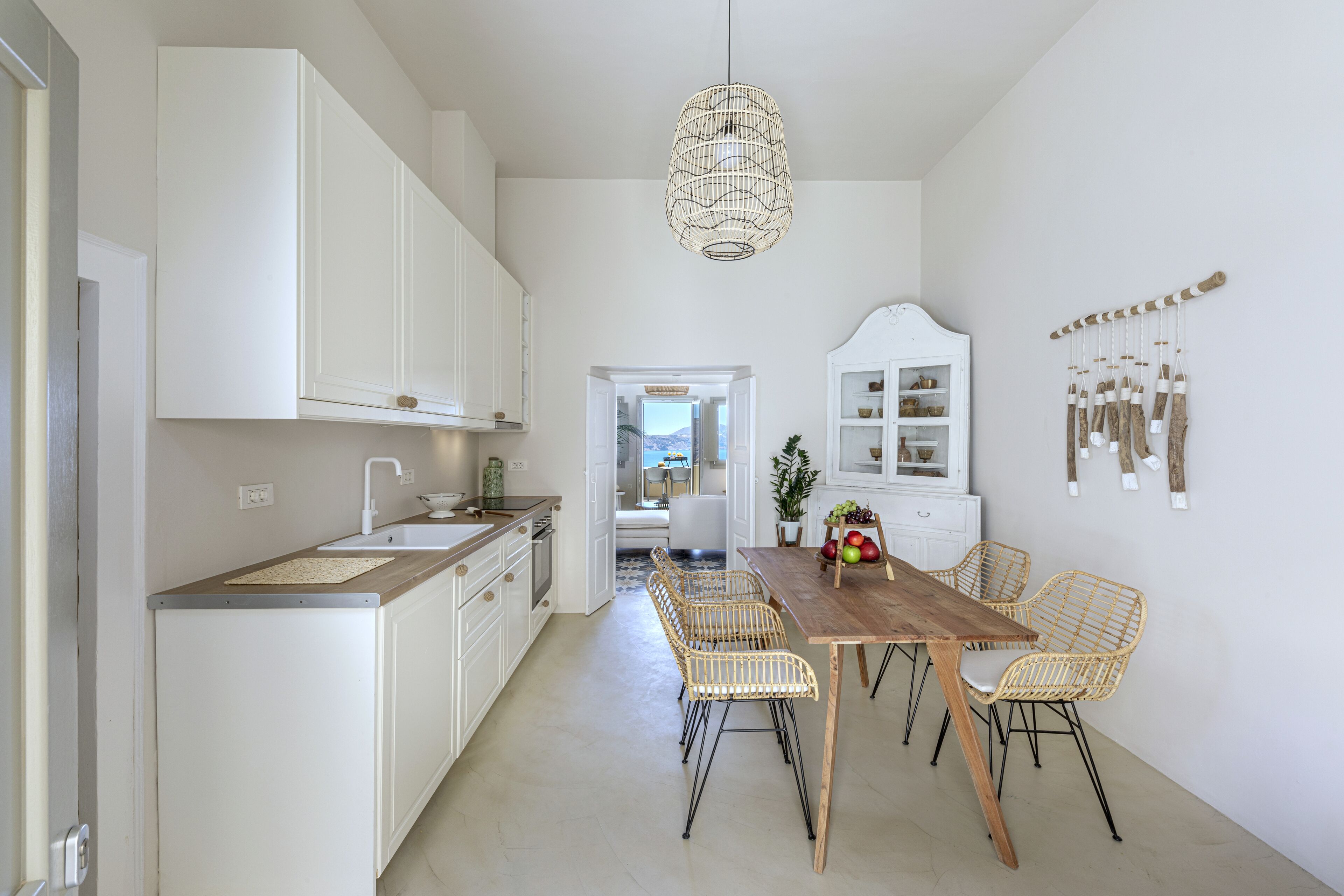 Luxury Villa, 3 Bedrooms, Hot Tub, Sea View (Caldera View) | Private kitchen | Fridge, stovetop, espresso maker, coffee/tea maker