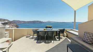 Luxury Villa, 3 Bedrooms, Hot Tub, Sea View (Caldera View) | View from room