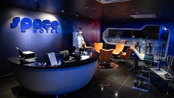 Sala de estar en el lobby