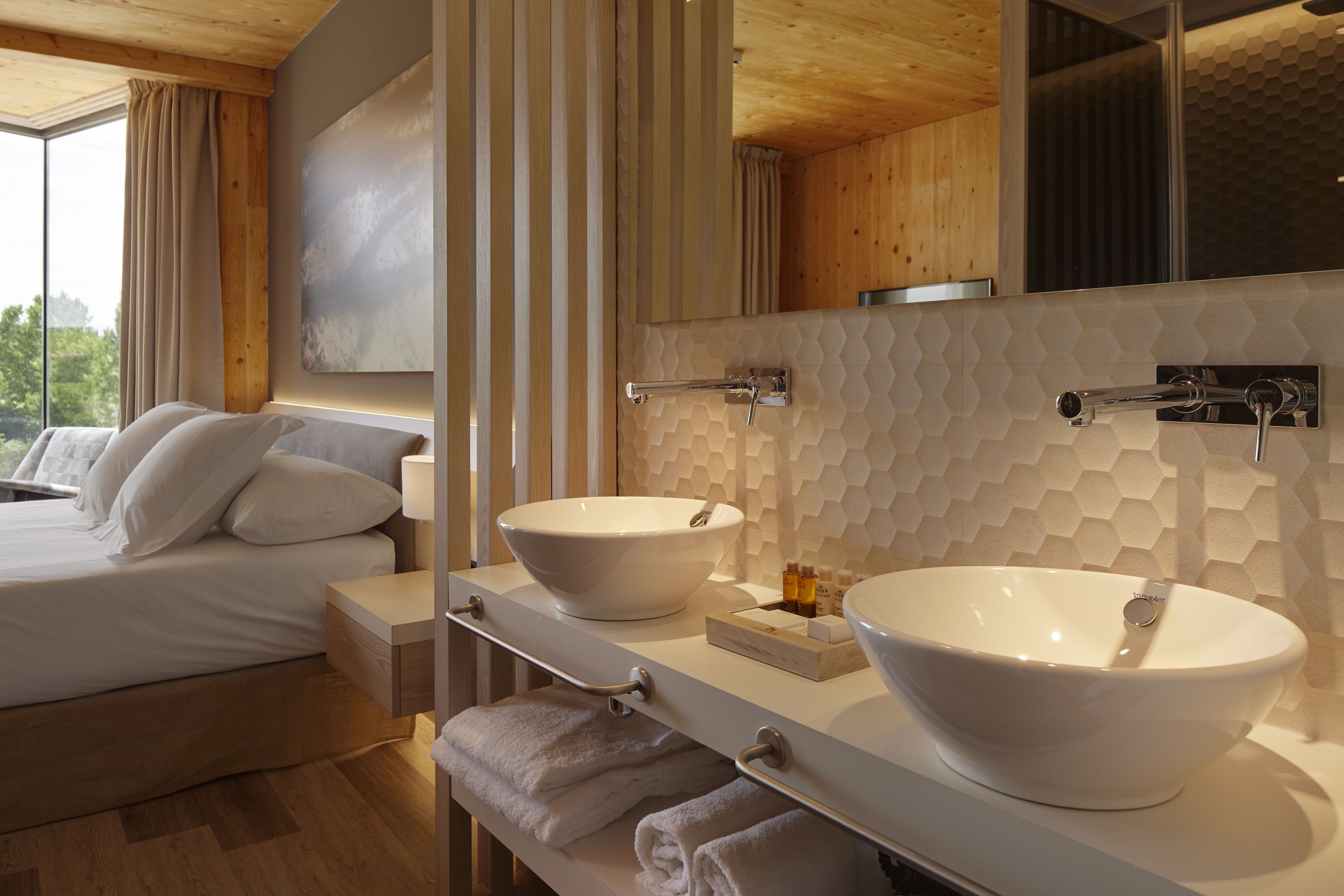 shower, rainfall showerhead, designer toiletries, hair dryer