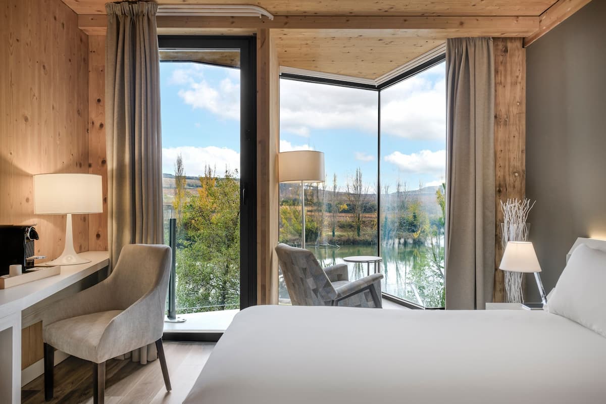 deluxe room, 2 single beds, non smoking, river view | lake view