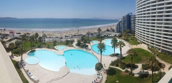 Indoor pool, outdoor pool - Depto Jardín del Mar La Serena (La Serena)