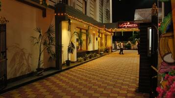 Front of property - evening/night