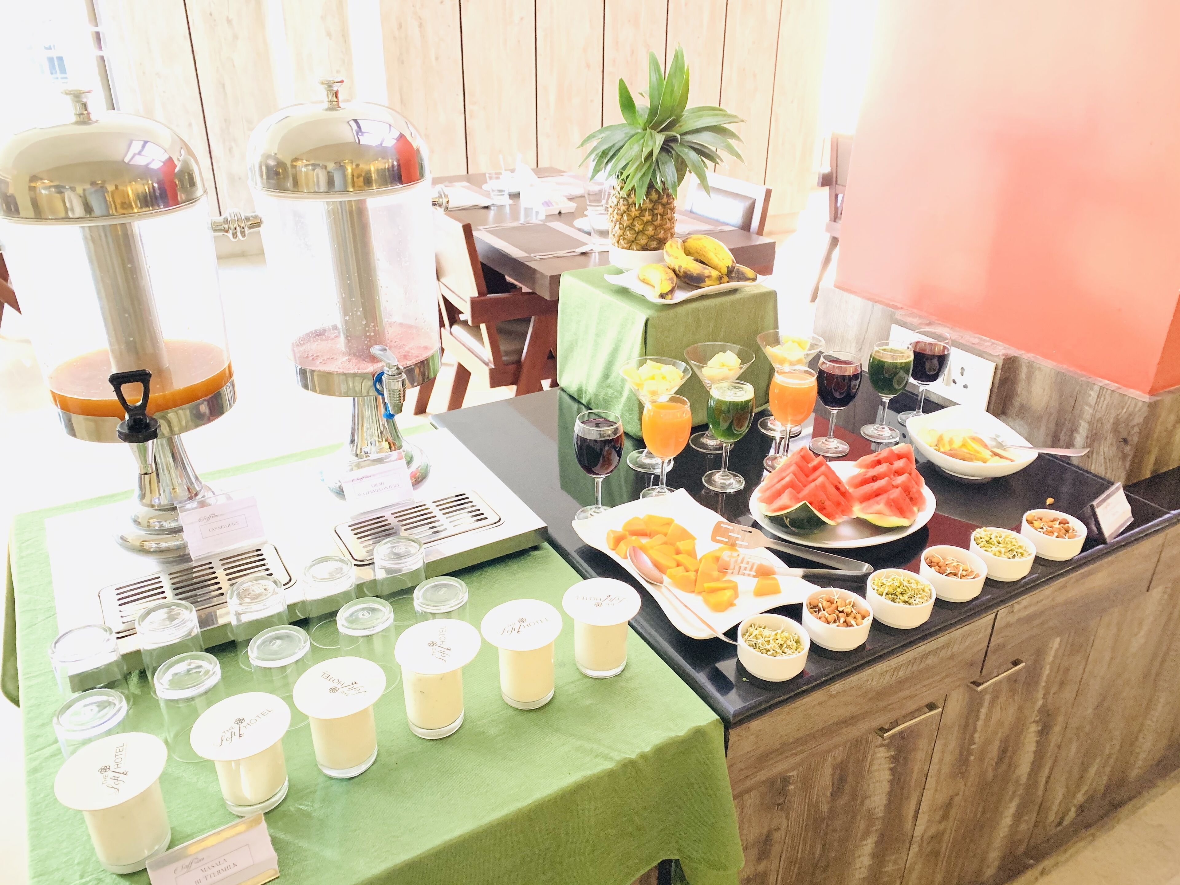 daily buffet breakfast (inr 300 per person)